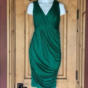 Anthropology Green dress